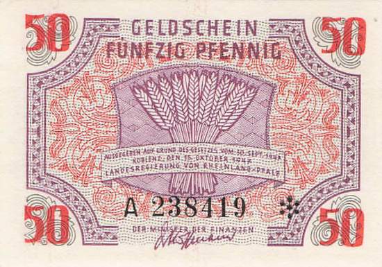 r.213 50 Pfennig 1947